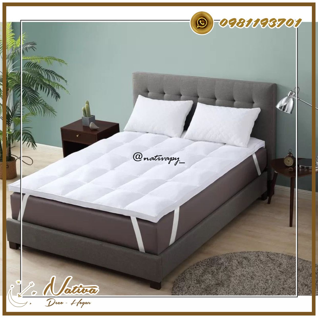 Pillow top soft 100x190cm